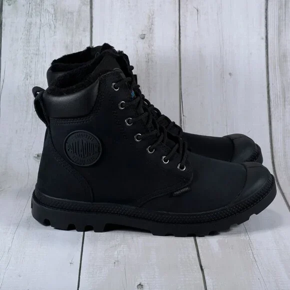Palladium Pampa Sport Cuff WPS Winter Boots 72992-010 Size 10.5 Women/9 Men - Picture 3 of 10